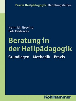 cover image of Beratung in der Heilpädagogik